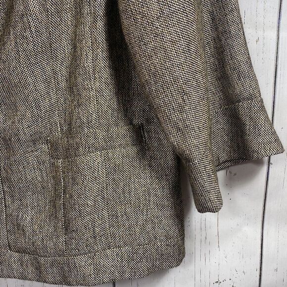 Coldwater Creek Metallic Tweed Embellished Jacket Classic Chic Office Timeless - Picture 11 of 16